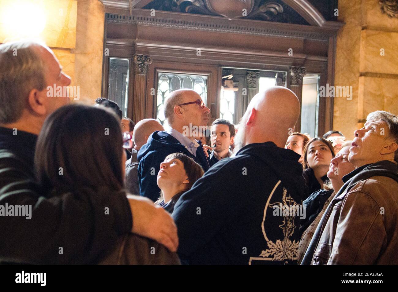 New York, NY October 19, 2019 Hundreds of people visited Surrogate’s