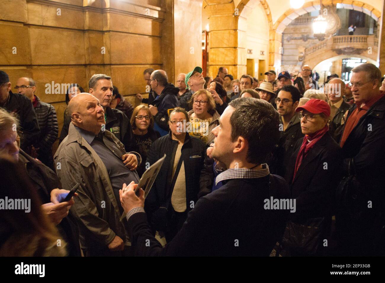 New York, NY October 19, 2019 Hundreds of people visited Surrogate’s