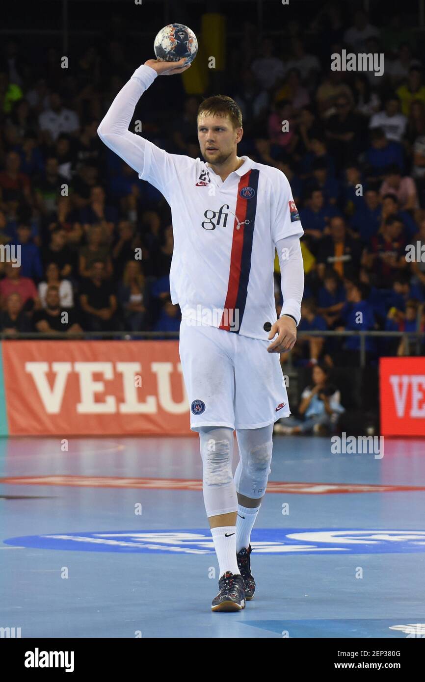 Kamil Syprzak of PSG during the match between FC Barcelona v PSG of Velux  EHF Champions