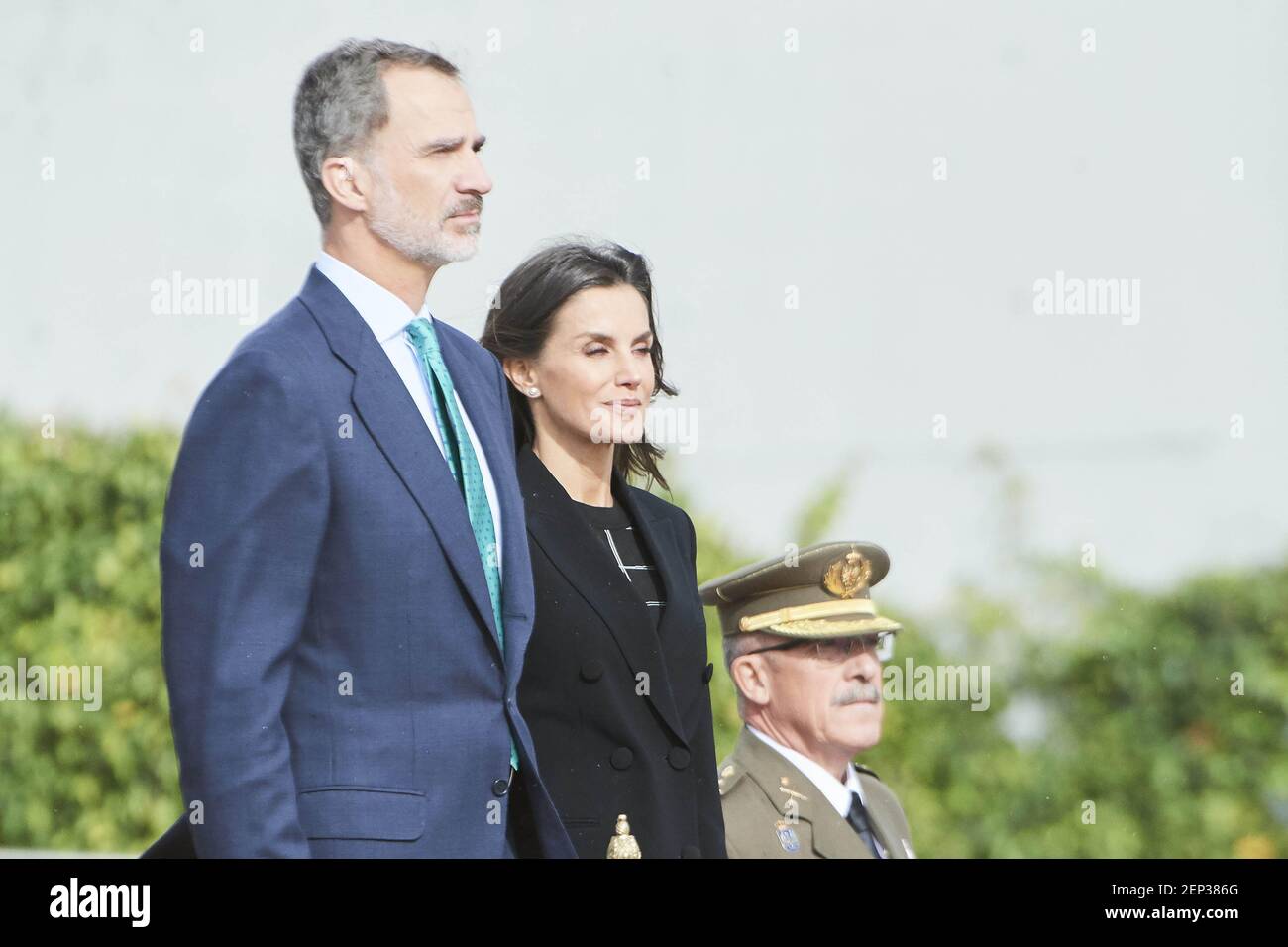 20-10-2019 Madrid Queen Letizia And King Felipe Attend A Farewell ...