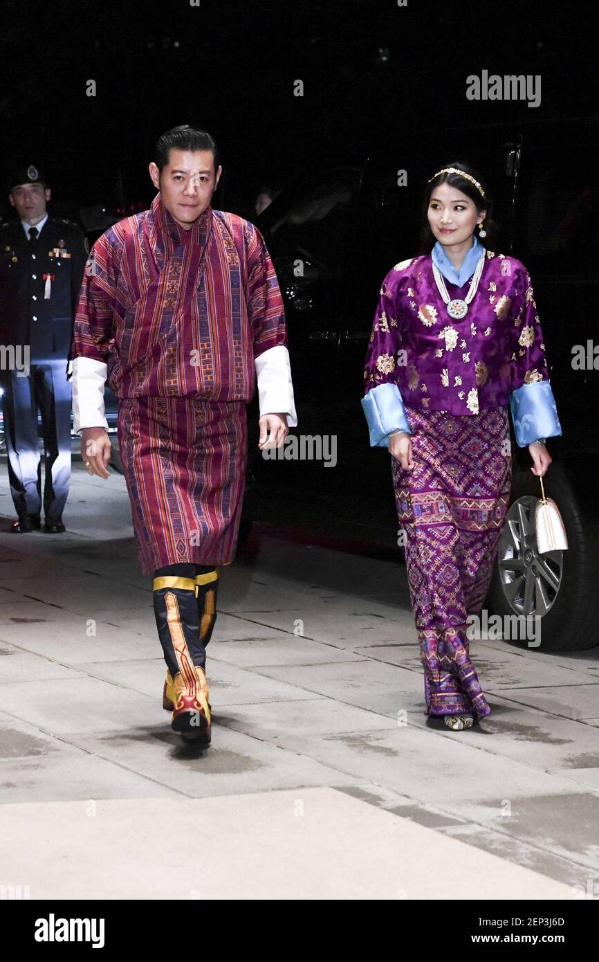 King Jigme Khesar Namgyel Wangchuck and Majesty Queen Jetsun Pema Wangchuck during the Court