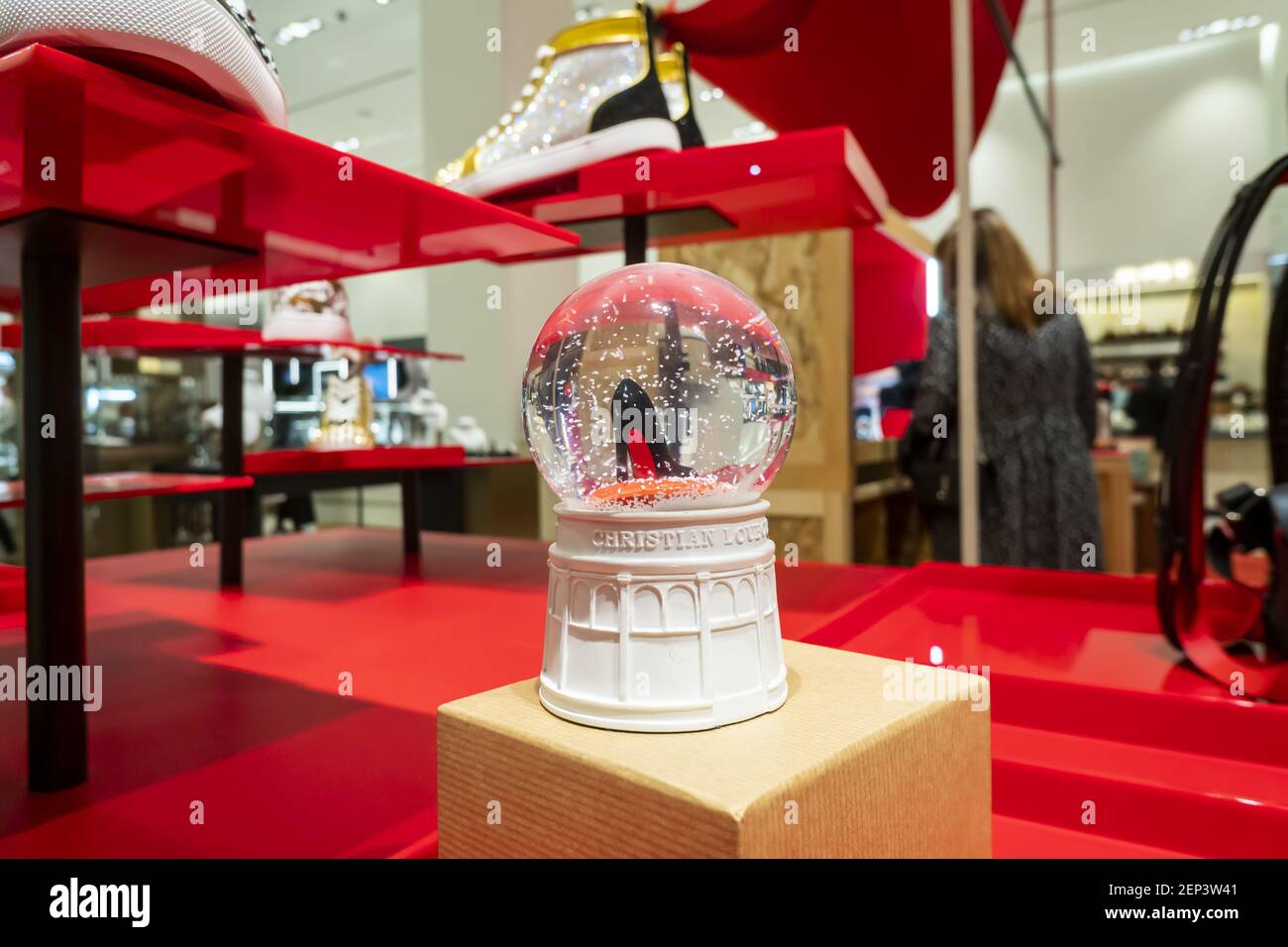 legering avis Sæson Christian Louboutin boutique within the new Nordstrom Department Store on  West 57th Street in Midtown Manhattan in New York on its grand opening day,  Thursday, October 24, 2019. The seven-level 320,000 square