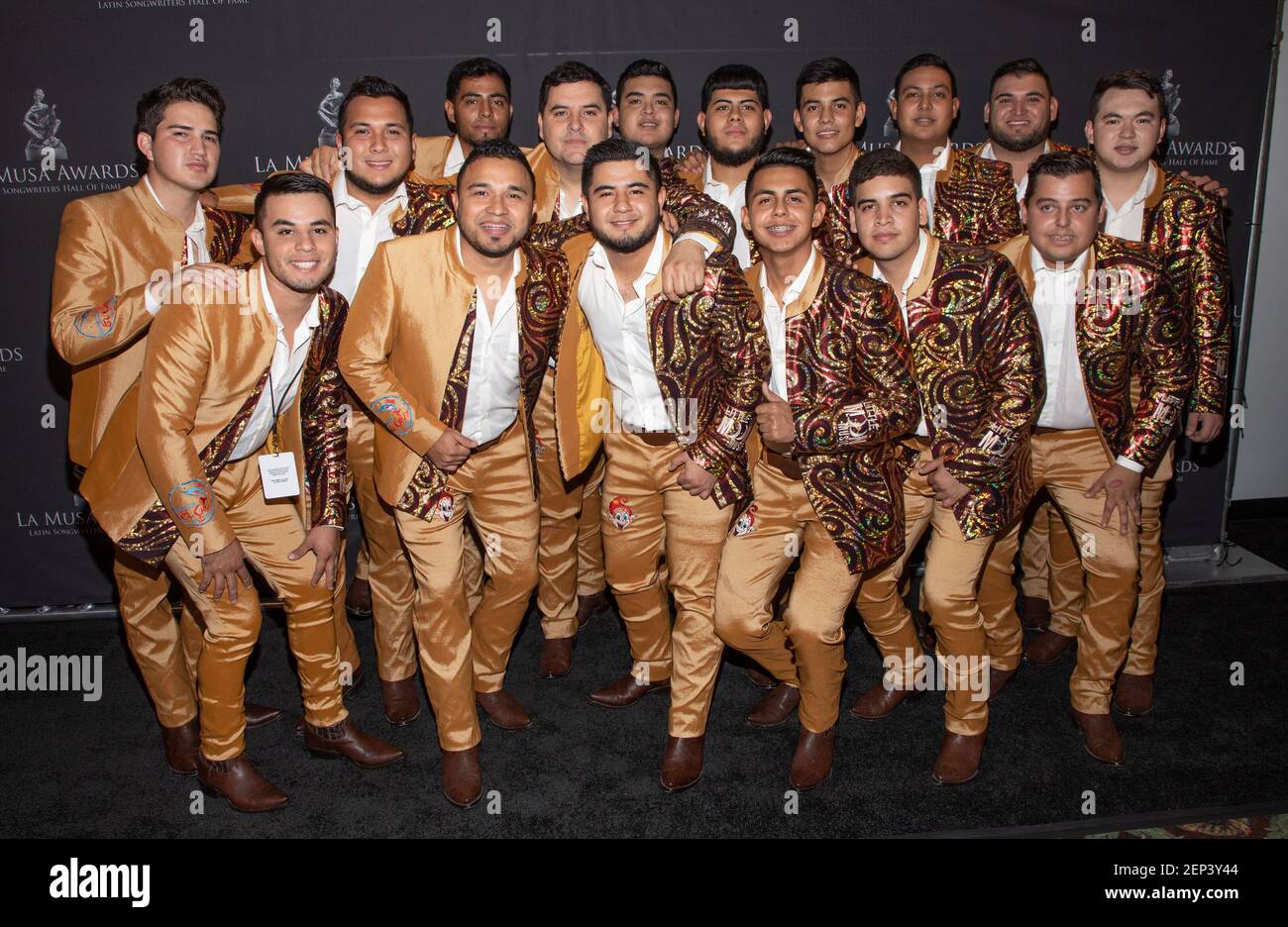 MIAMI, FL OCT 24 Banda Fortuna are seen during arrivals at the La