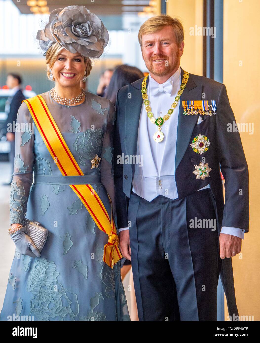 King Willem Alexander And Queen Maxima Of The Netherlands Attend The Accession To The Throne Of His Majesty The Emperor Of Japan Naruhito At The Imperial Palace In Tokyo Japan Photo By Dppa Sipa