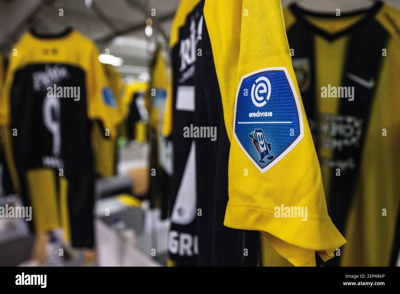 ARNHEM, GelreDome, Vitesse-ADO Den Haag, 26-10-2019, football, Dutch  Eredivisie, season 2019-2020, shirt of Vitesse with Eredivisie logo in the  dressing room (Photo by Pro Shots/Sipa USA Stock Photo - Alamy