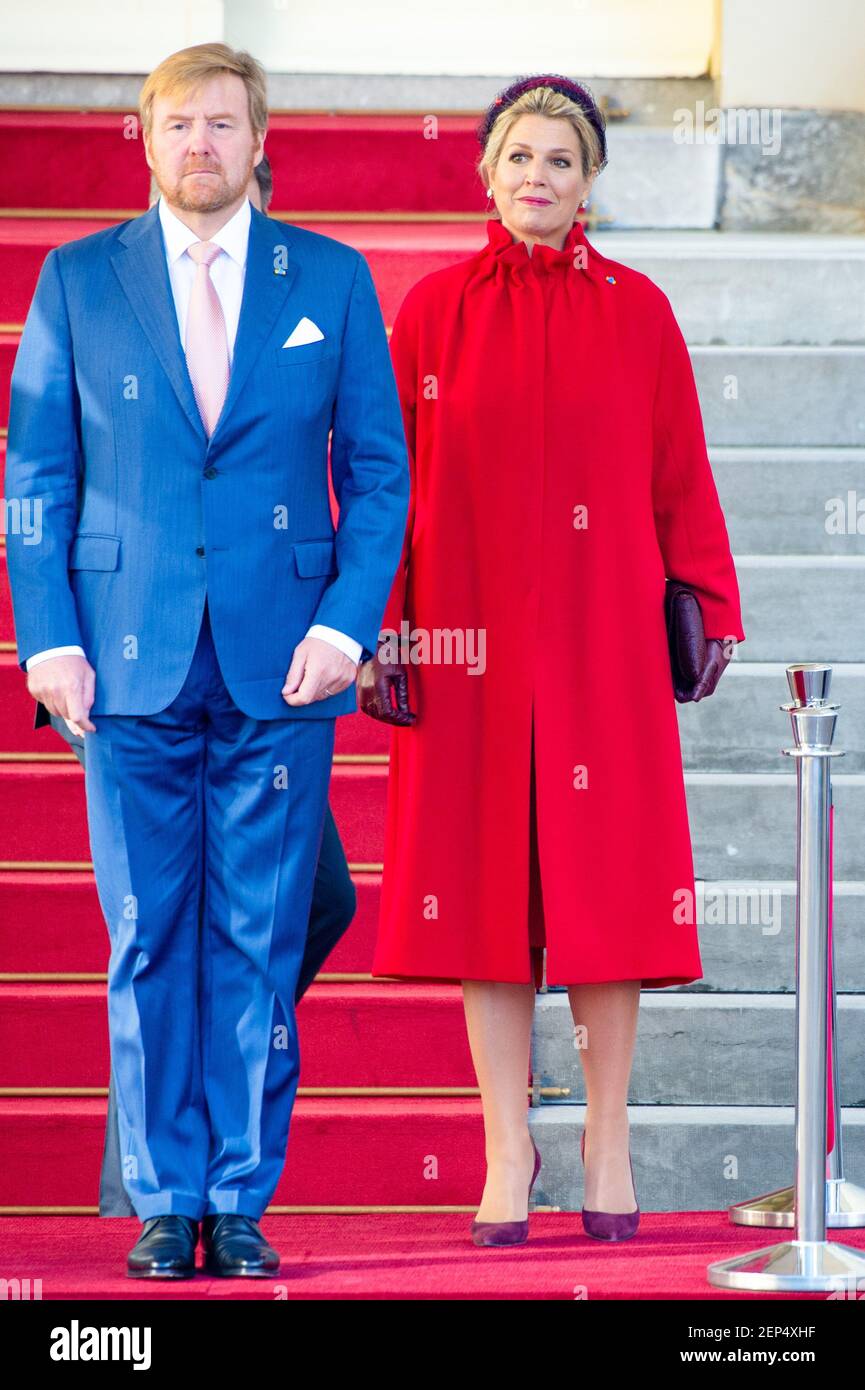 King Willem Alexander and Queen Maxima during the official visit by the ...