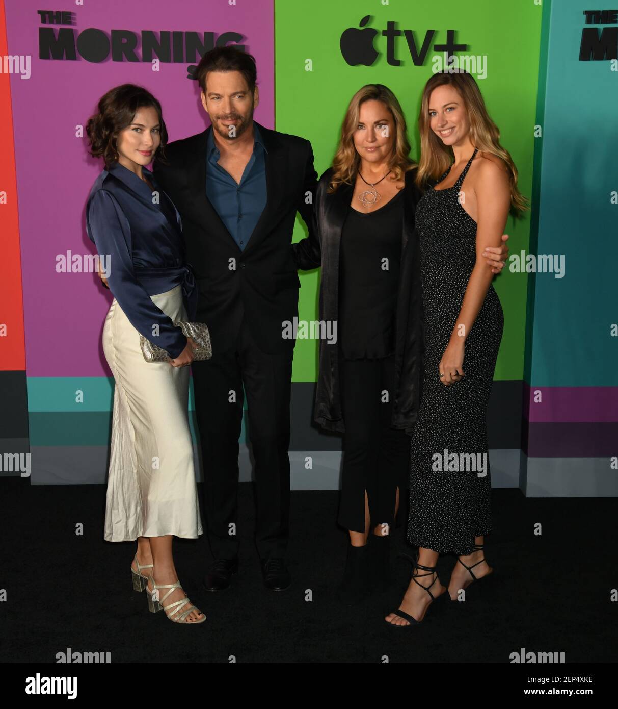 Jill Goodacre Connick, Georgia Charlotte Connick and Sarah Connick attend the ceremony honoring Connick with a star on the Hollywood Walk Of Fame October 24, 2019 in Los
