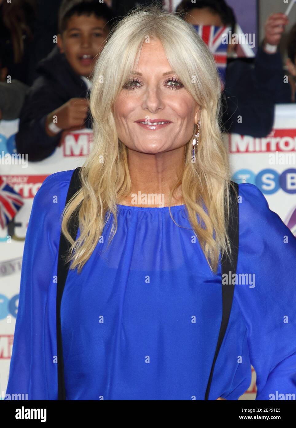 Gaby Roslin on the red carpet at The Daily Mirror Pride of Britain