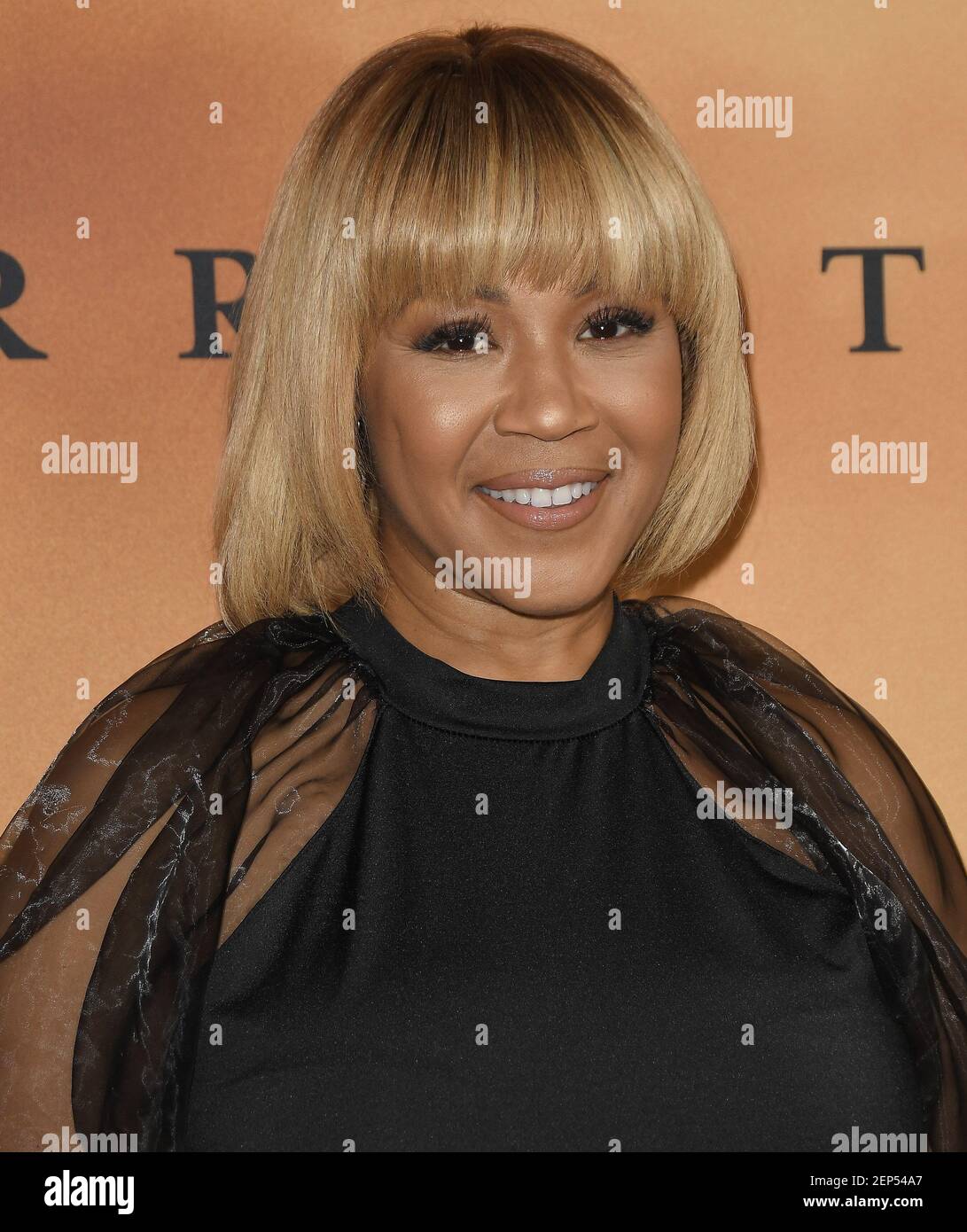 Erica Campbell arrives at the HARRIET Los Angeles Premiere held at The ...