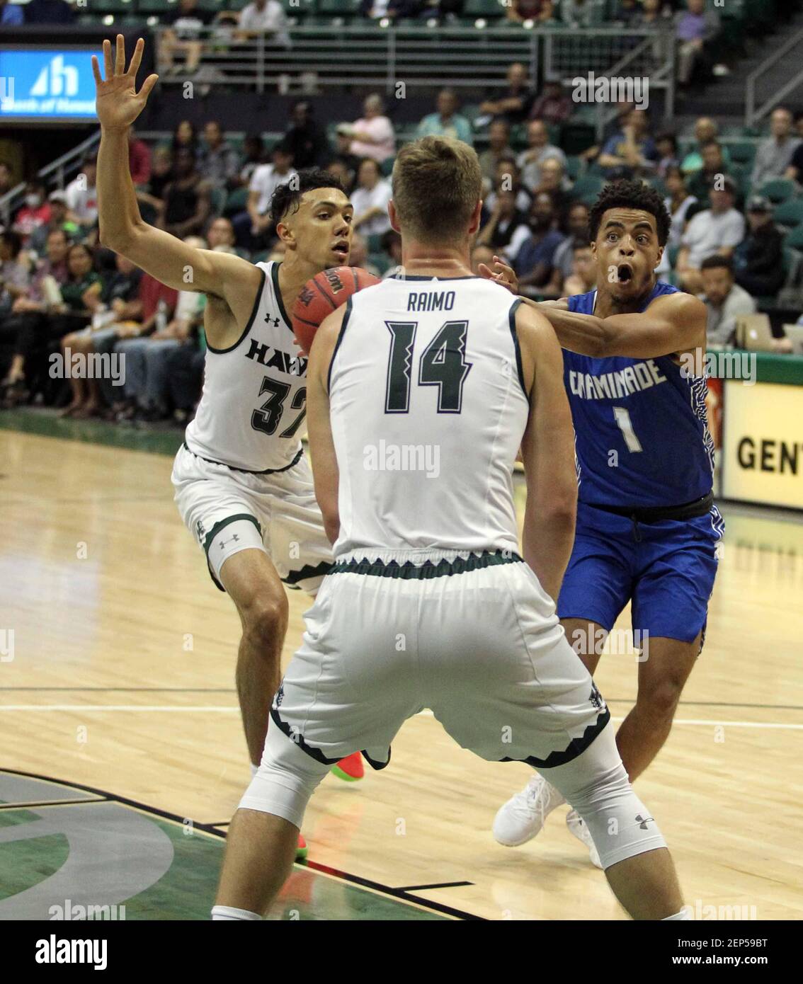 October 30, 2019 - Chaminade Silverswords guard Roman Young #1 no-looks ...