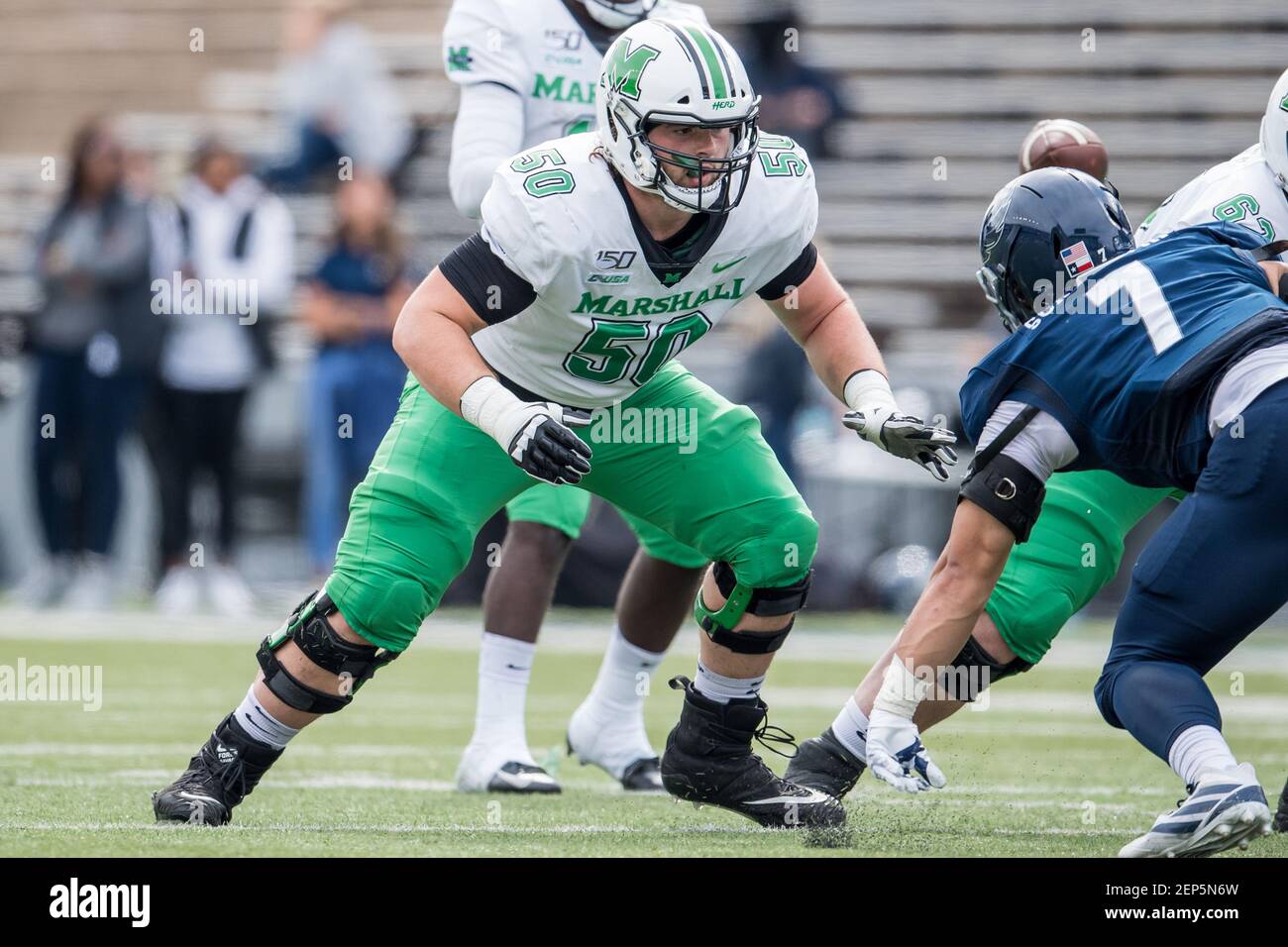 November 2 2019 Marshall Thundering Herd offensive lineman Will