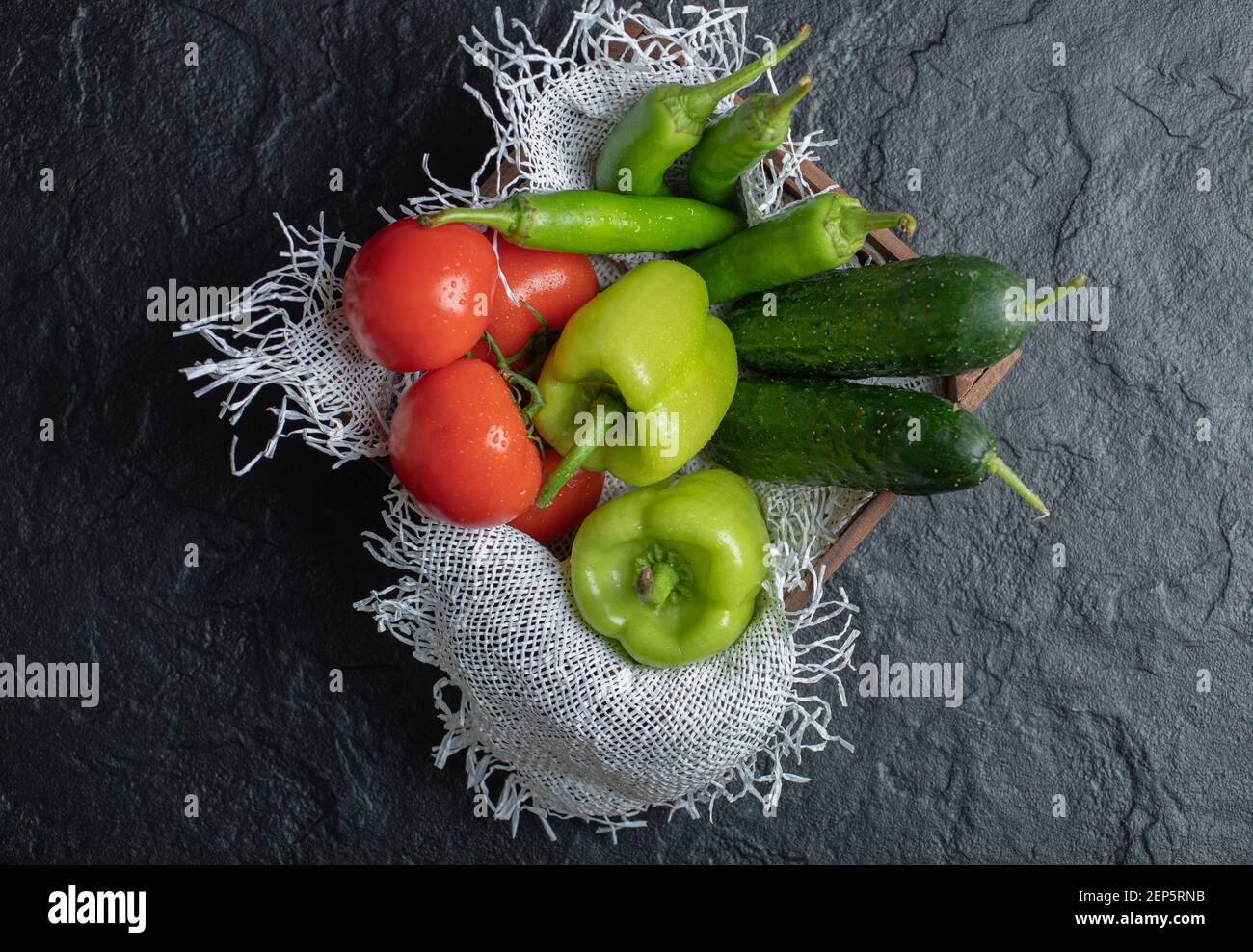 Top view pile vegetables hi-res stock photography and images - Alamy