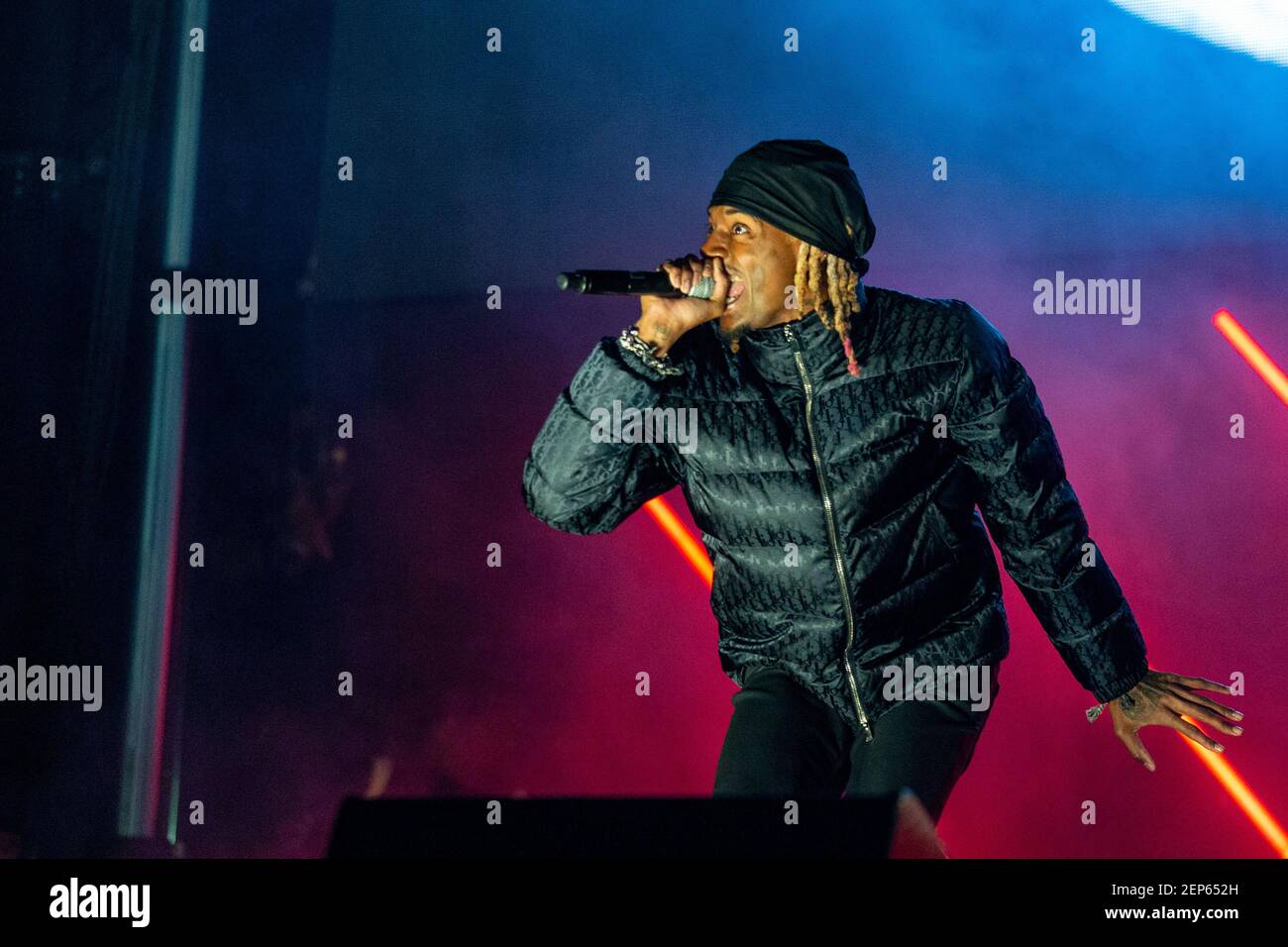 Denmark, Roskilde - July 1, 2017. The American rapper and lyricist Playboi  Carti performs a live concert during the Danish music festival Roskilde  Festival 2017. (Photo credit: Gonzales Photo - Bo Kallberg Stock Photo -  Alamy