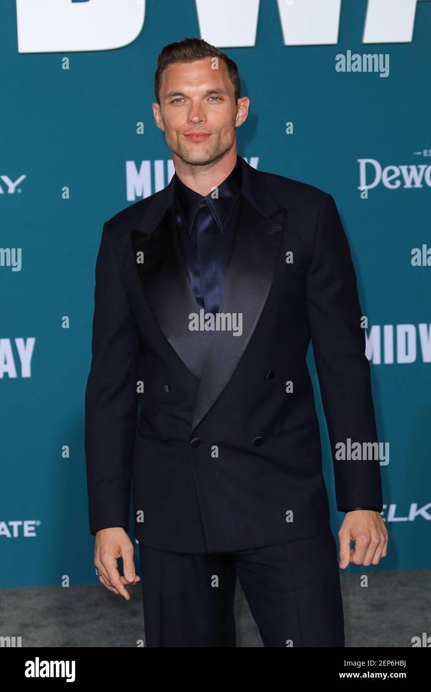 Ed Skrein at the MIDWAY World Premiere held at Regency Village Theatre