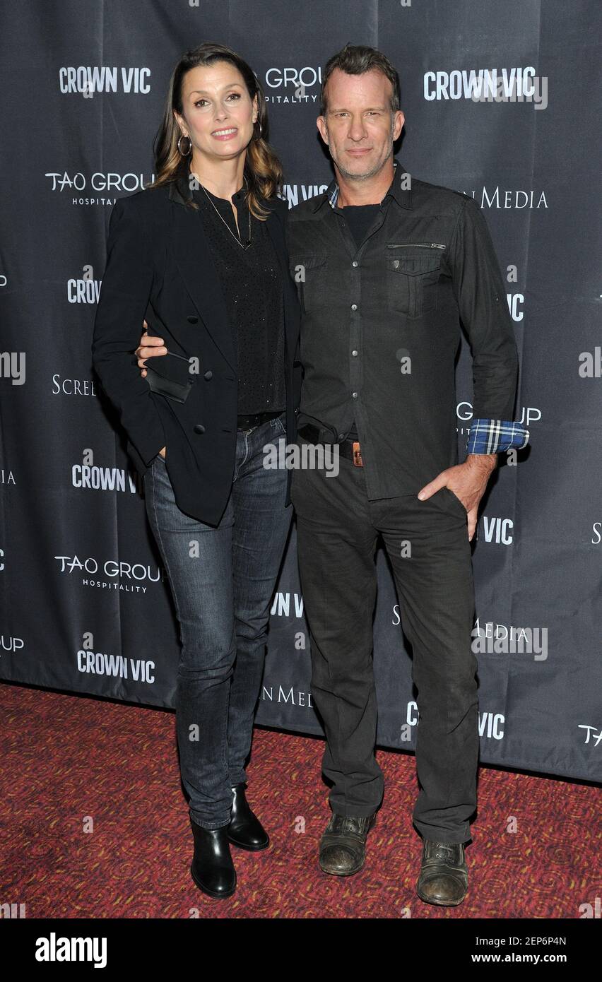 L-R: Actors Bridget Moynahan and Thomas Jane attend the New York