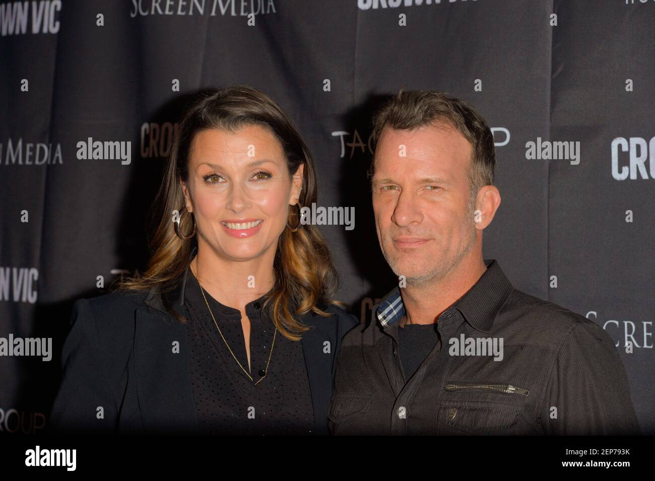 Bridget Moynahan and Thomas Jane attend the Crown Vic screening at