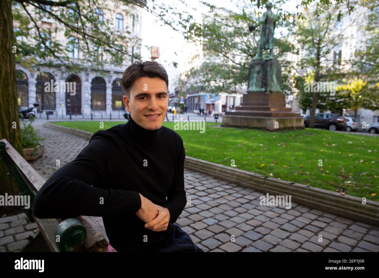 Newly Elected Chairman Of Sp A Flemish Socialists Conner Rousseau Pictured Outside The Flemish Parliament On Friday November 8 2019 In Brussels Belgium Photo By Belga Photo Nicolas Maeterlinck Sipa Usa Stock Photo Alamy