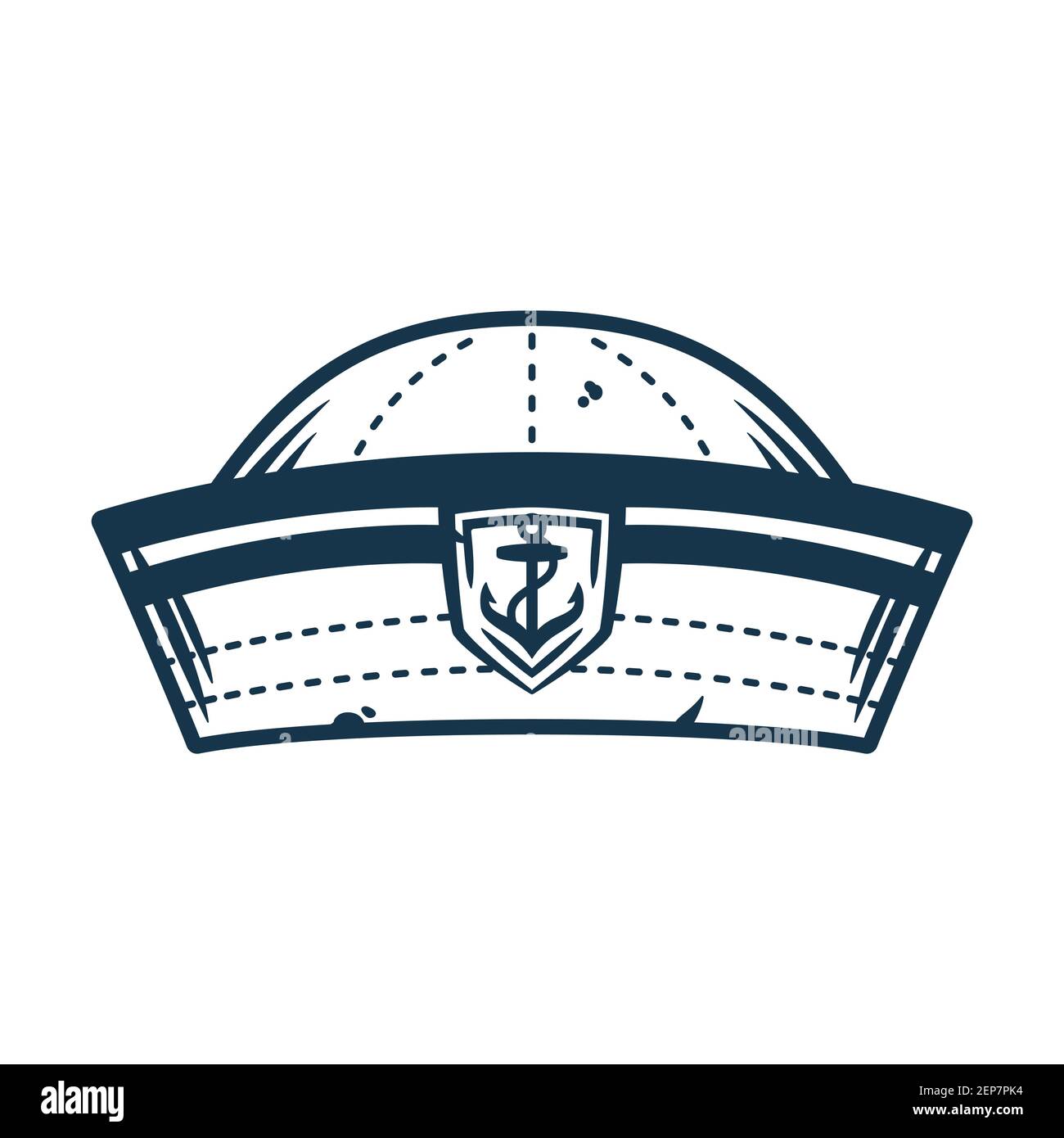 Old vintage marine sailor hat, element for nautical design Stock Vector  Image & Art - Alamy