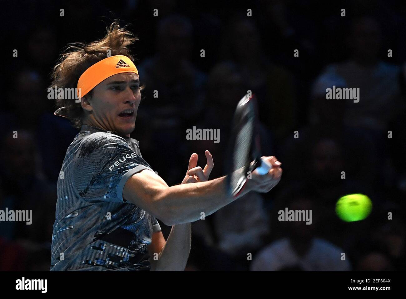Alexander Zverev (GER) defeat Rafaeln Nadal (ESP) London 11-11-2019 O2 Arena Nitto ATP Finals 2019 Photo Roberto Zanettin / Insidefoto/Sipa USA Stock Photo