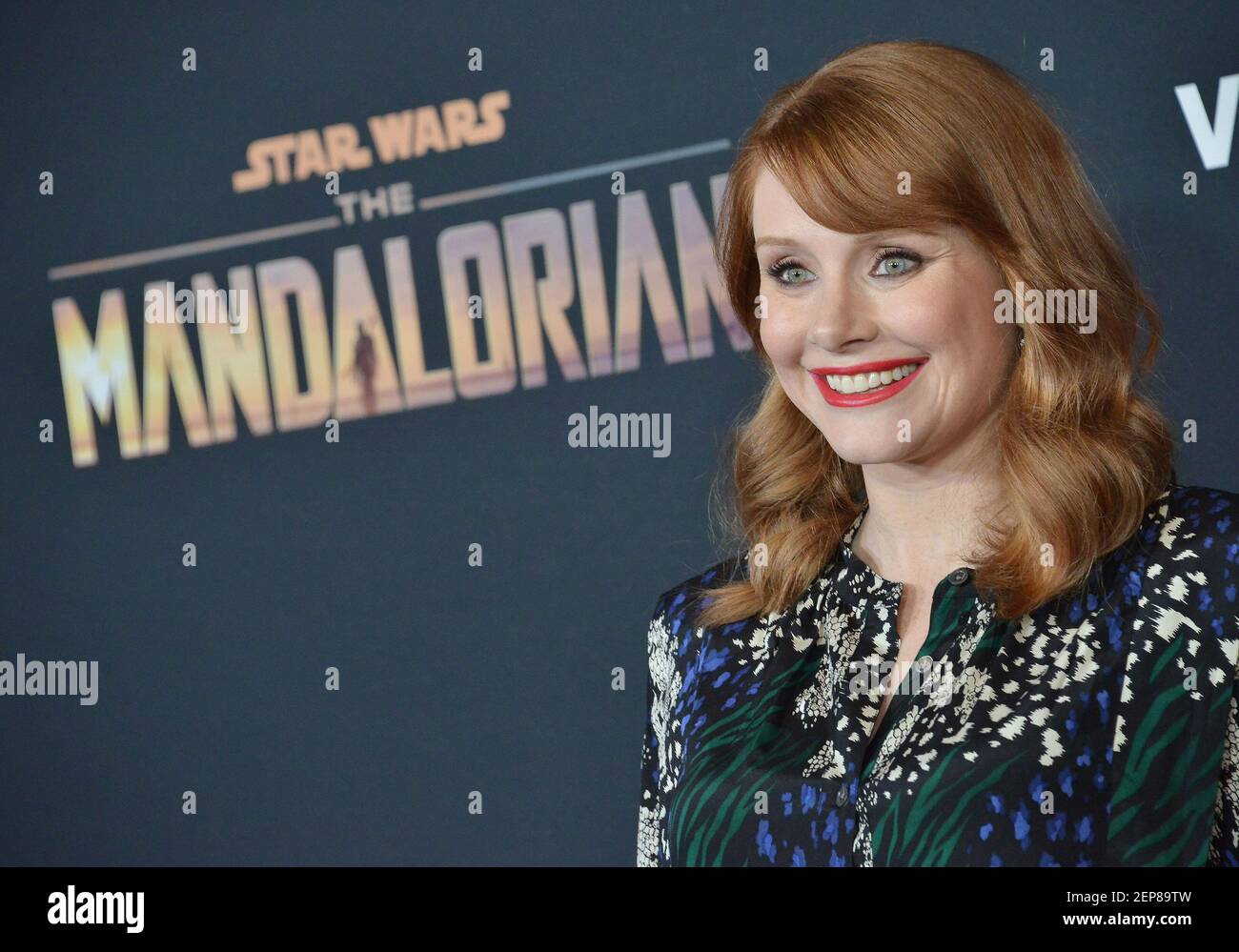 Bryce Dallas Howard arrives at the Disney+'s THE MANDALORIAN Premiere