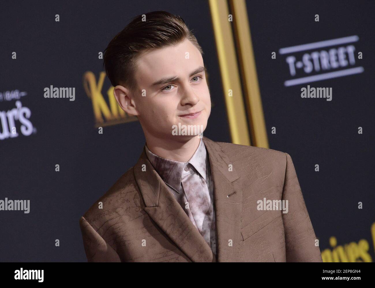 Jaeden Martell arrives at the KNIVES OUT Los Angeles Premiere held at