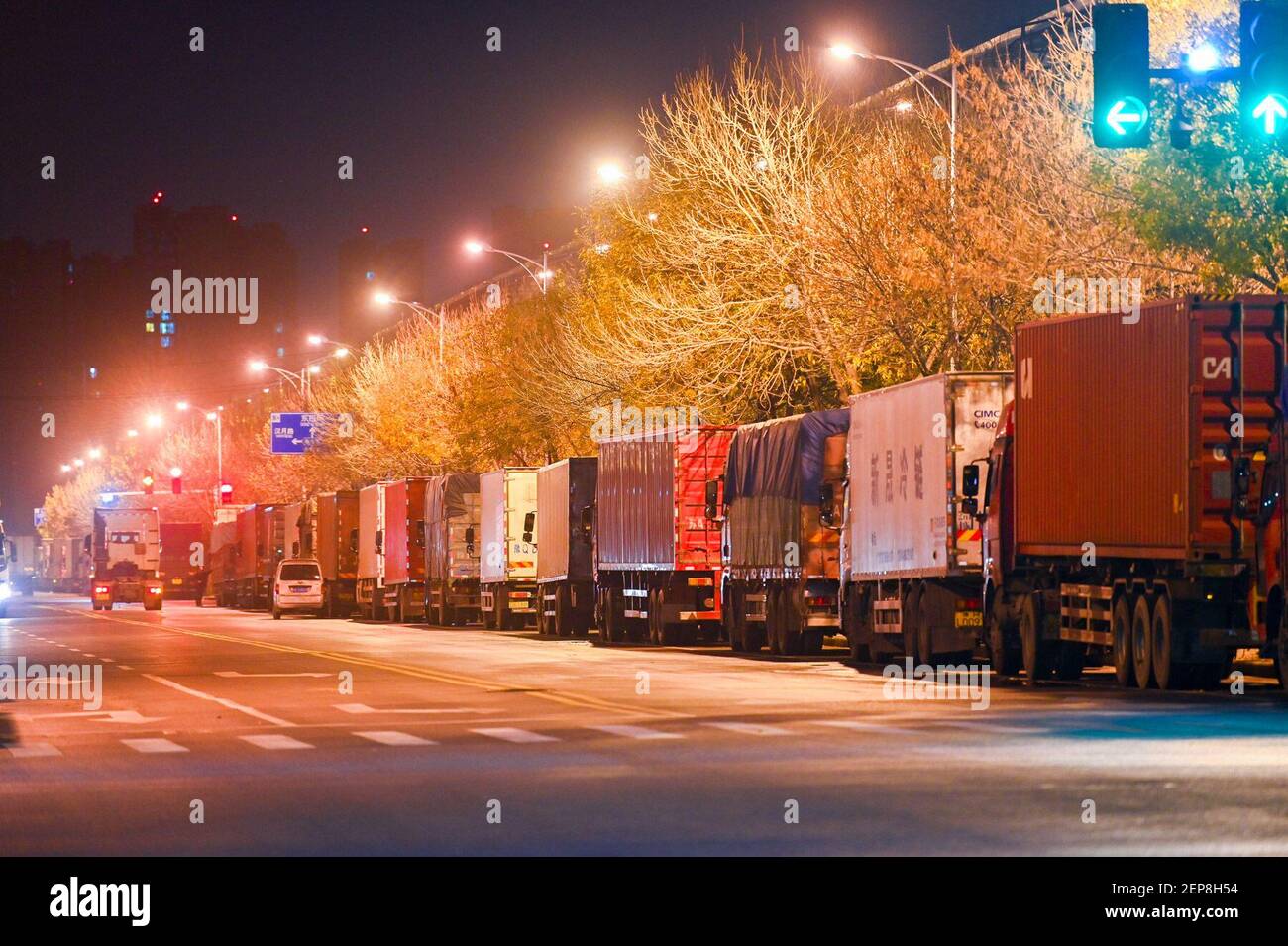 Trucks of China Post, a stateowned enterprise operating the official