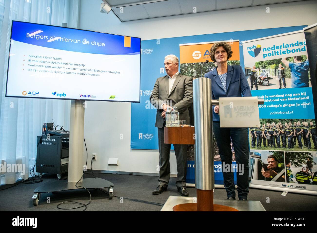 DEN HAAG, 21-11-2019, Dutch Police Unions make a statement about