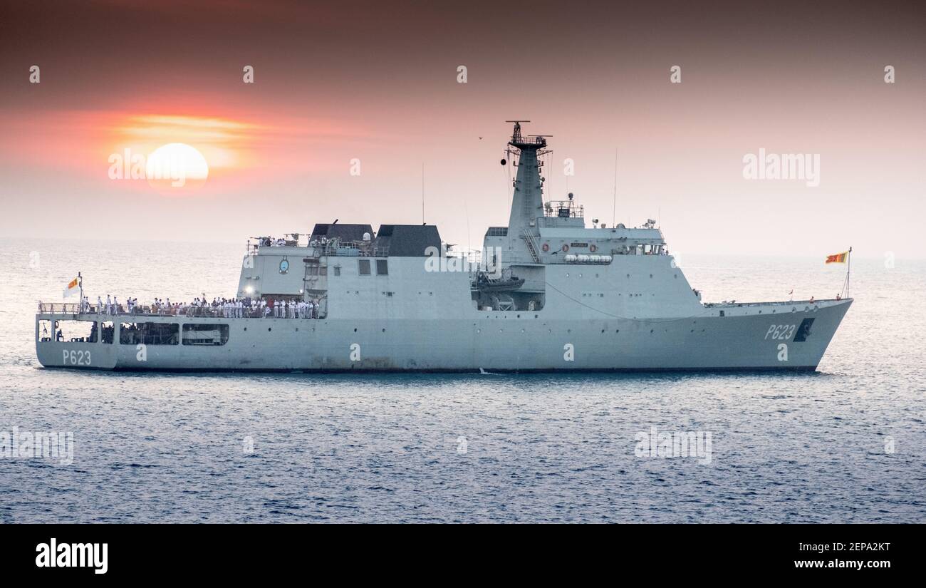 Sri Lanka Navy ship Stock Photo Alamy