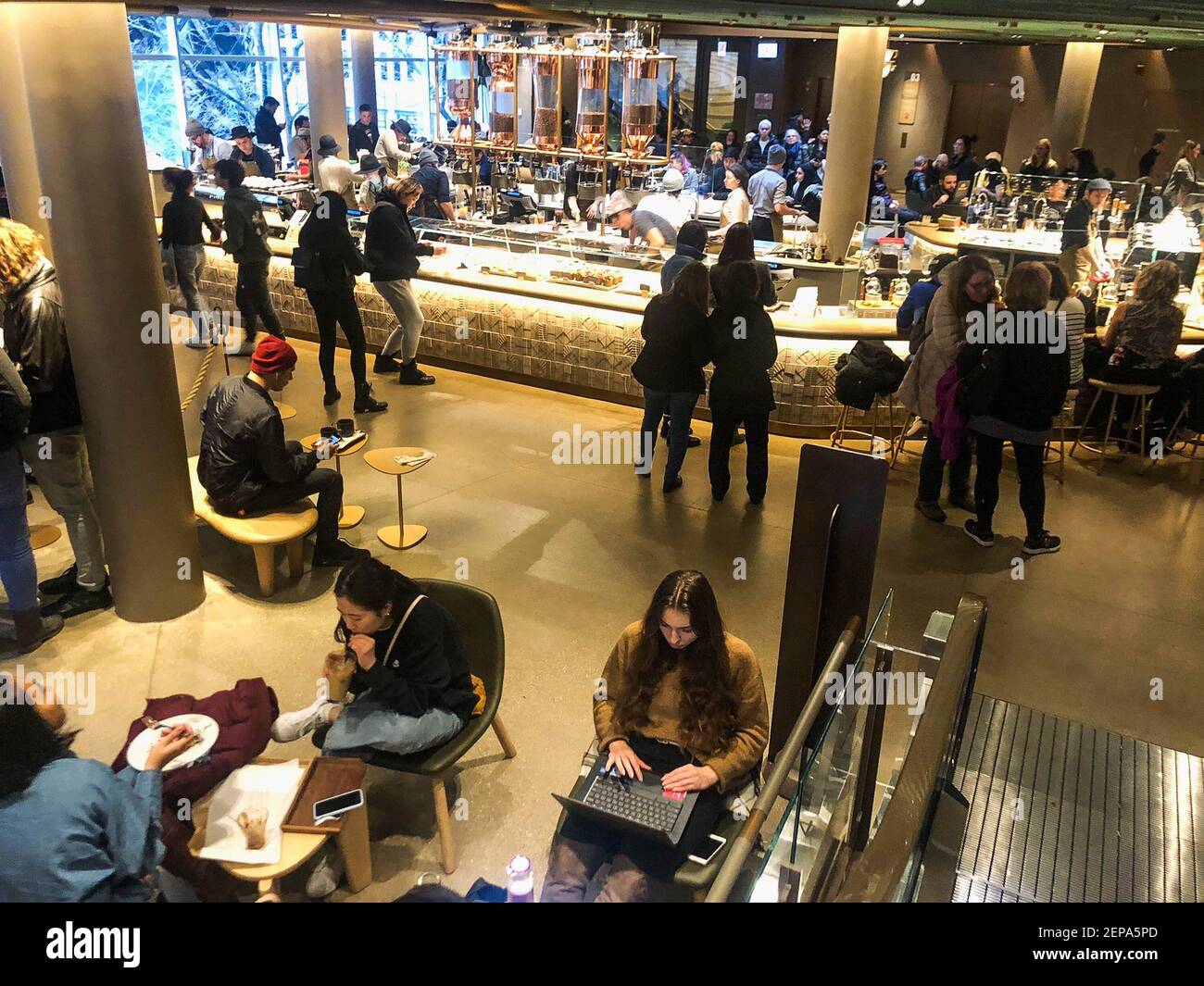 The Starbucks Reserve Roastery Chicago is the world's largest Starbucks