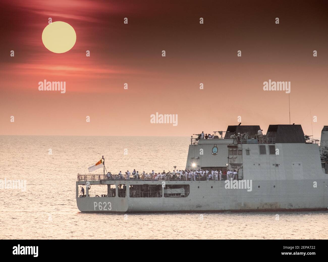 Sri Lanka Navy ship Stock Photo Alamy