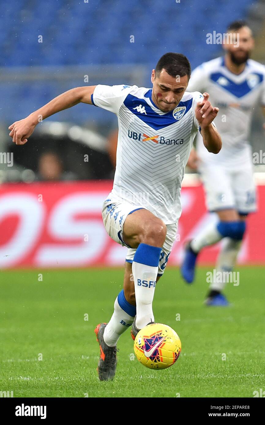 Romulo of Brescia Calcio Roma 24-11-2019 Stadio Olimpico Football Serie ...