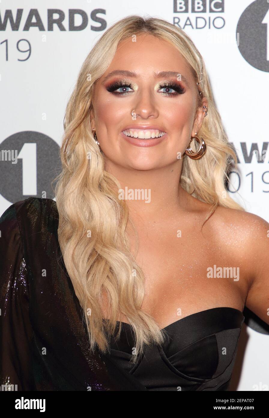Saffron Barker on the red carpet during the Radio One Teen Awards at