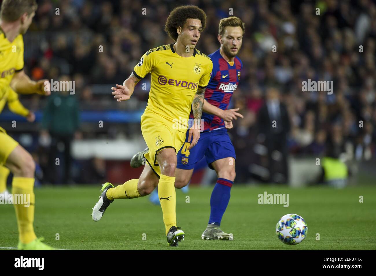 Axel Witsel of Borussia during the UEFA Champions League Group F match between FC Barcelona and Borussia Dortmund at Camp Nou Stadium in Barcelona, Spain on November 27, 2019 (Photo by Andrew Surma / SIPA USA) Stock Photo