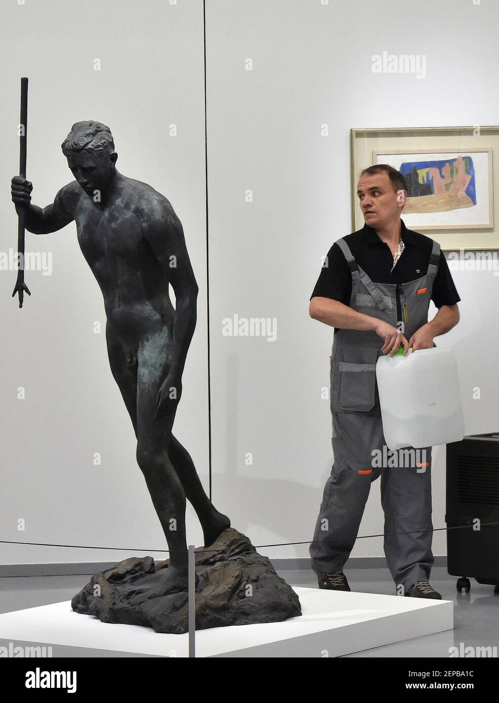 Opening ceremony of the "Lucio Fontana. Retrospective" exhibition at