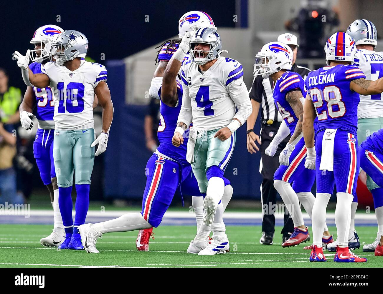November 28th, 2019.Dallas Cowboys quarterback Dak Prescott (4) is