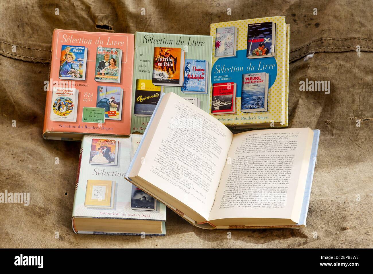 Reader s digest books france 1958 stock photo alamy