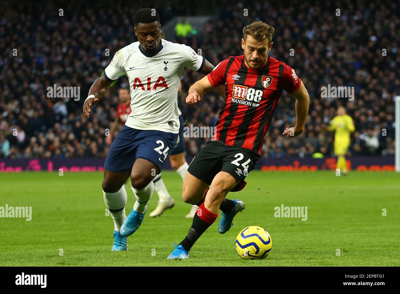 Bournemouth's midfielder Ryan Fraser during the Barclays Premier League match between Tottenham Hotspur and Bournemouth at the Tottenham Hotspur Stadium, London, England. On the 30th November 2019. (Photo by AFS/Espa-Images)(Credit Image: &copy; ESPA/Cal Sport Media/Sipa USA Photo Agency/CSM/Sipa USA) Stock Photo