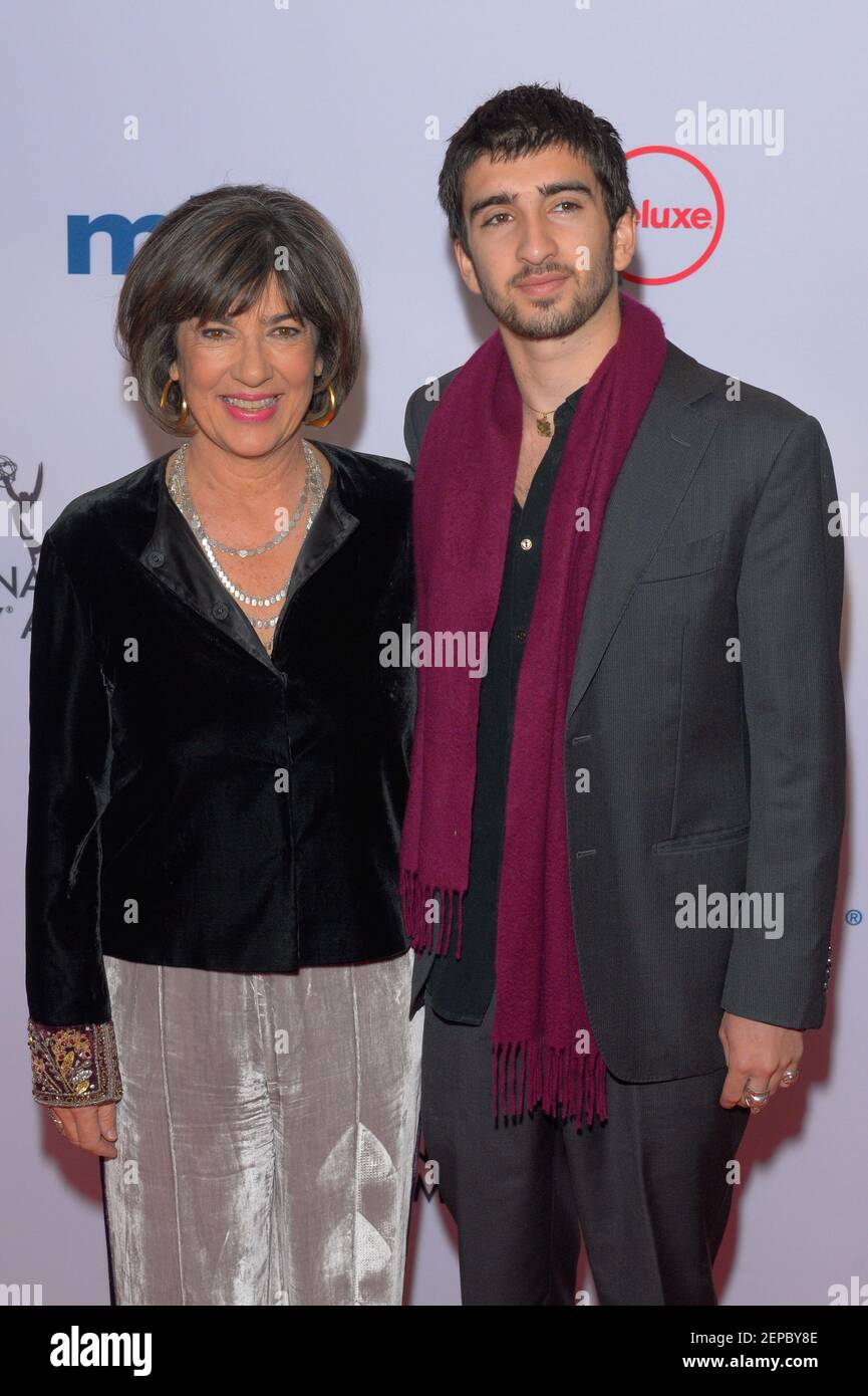 Christiane Amanpour and Darius John Rubin attend the 2019 International