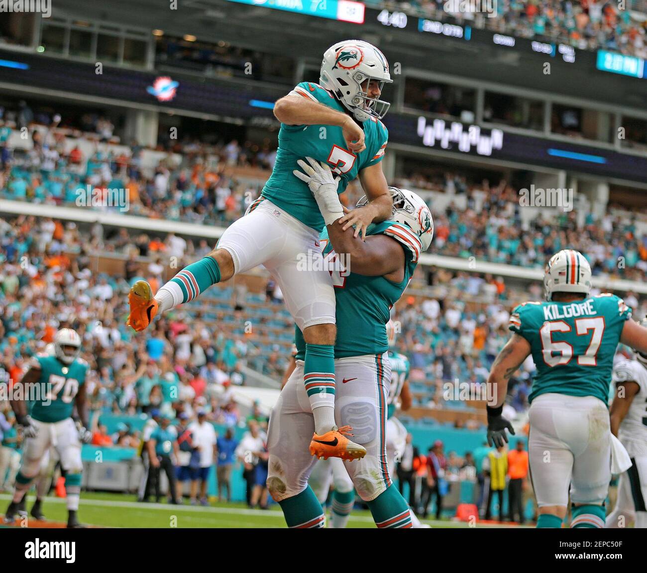 Miami Dolphins defensive tackle Christian Wilkins (94) during the second  half an NFL football game against the New England Patriots, Sunday, Sept.  12, 2021, in Foxborough, Mass. (AP Photo/Stew Milne Stock Photo - Alamy