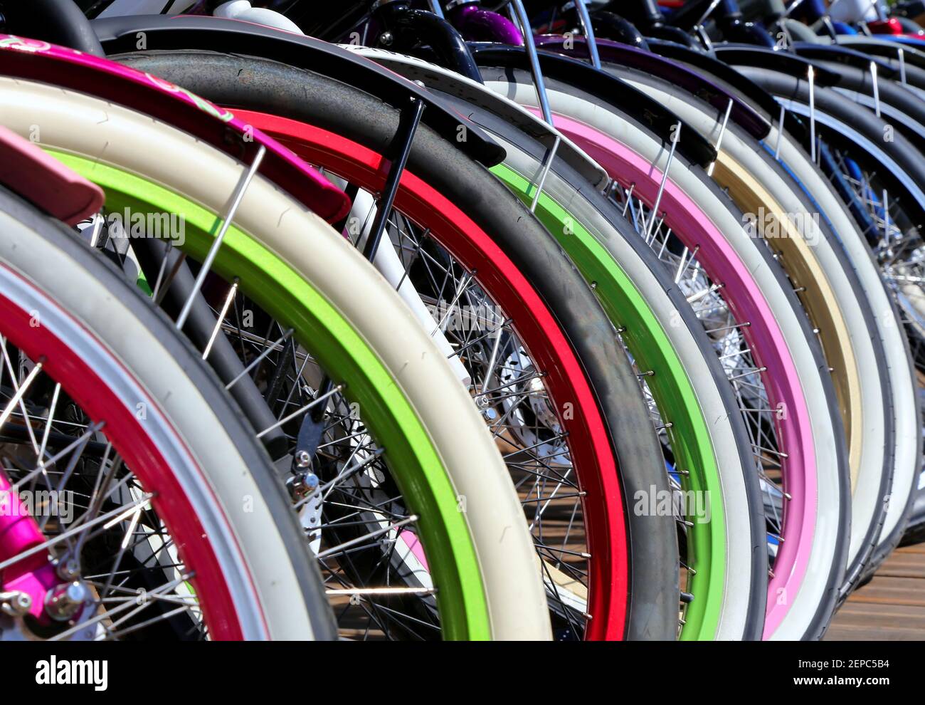 Pink colored wheels hi-res stock photography and images - Alamy