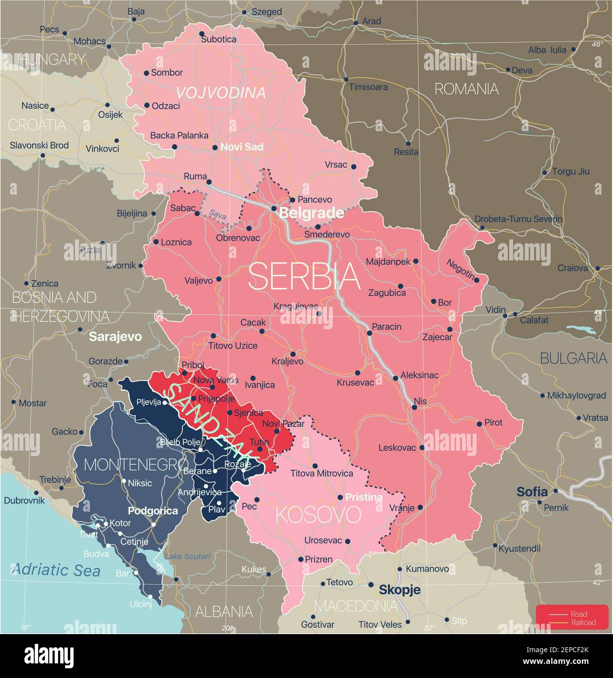 Atlas of Vojvodina - Wikimedia Commons  Serbia and montenegro, Serbia,  Montenegro