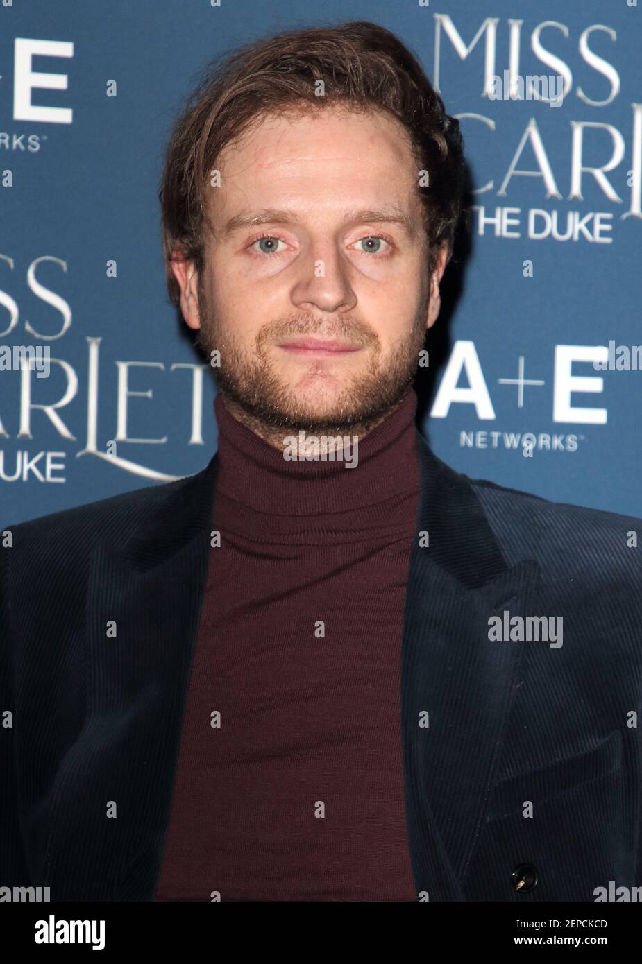Andrew Gower attends the Miss Scarlet and the Duke World Premiere TV