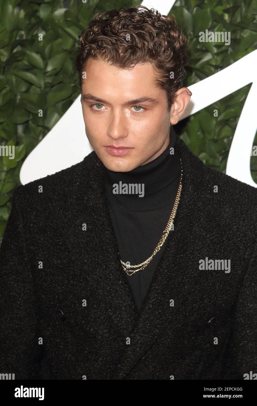 Rafferty Law on the red carpet during The Fashion Awards at Royal Albert Hall in London. (Photo