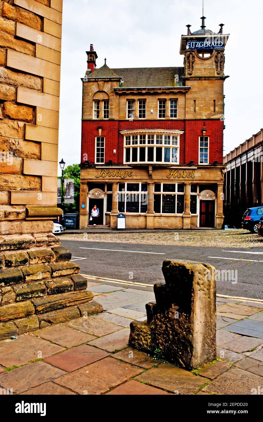 The Bridge Inn,, Newcastle upon Tyne, England Stock Photo