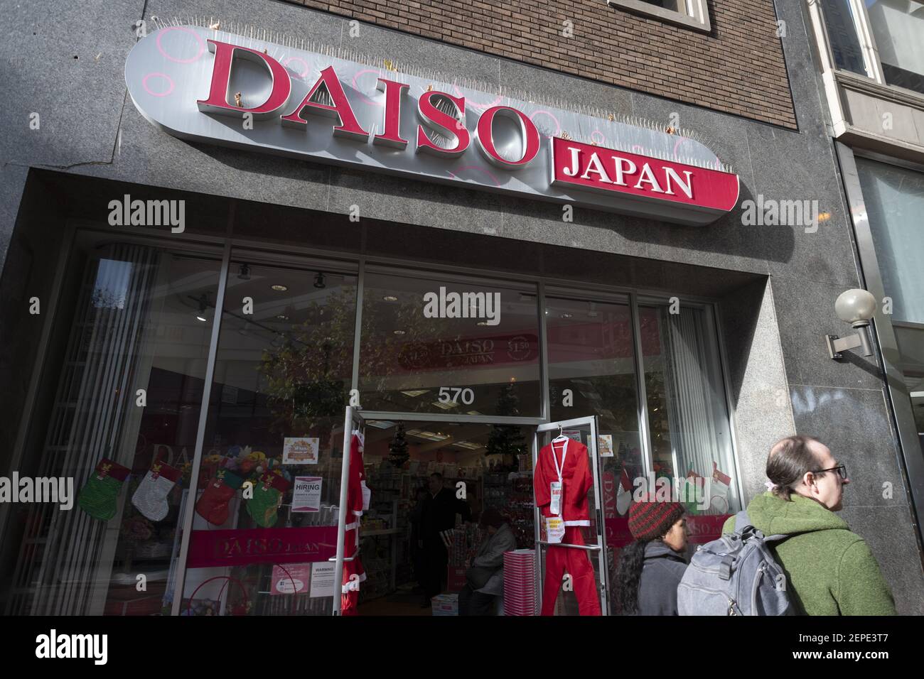 Daiso Japan logo is seen in San Francisco, California, United States on