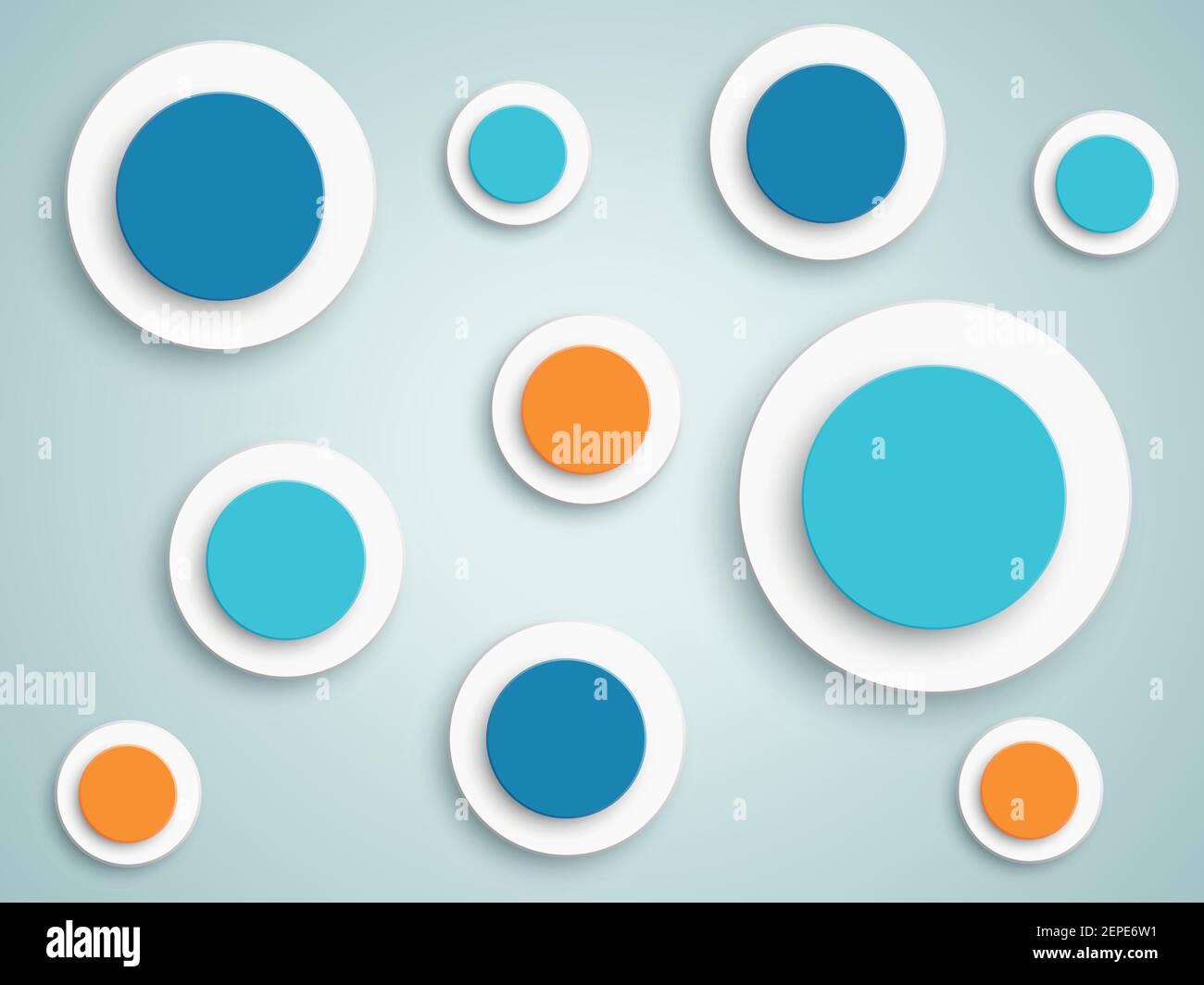 Blank round bullet Stock Vector Images - Alamy