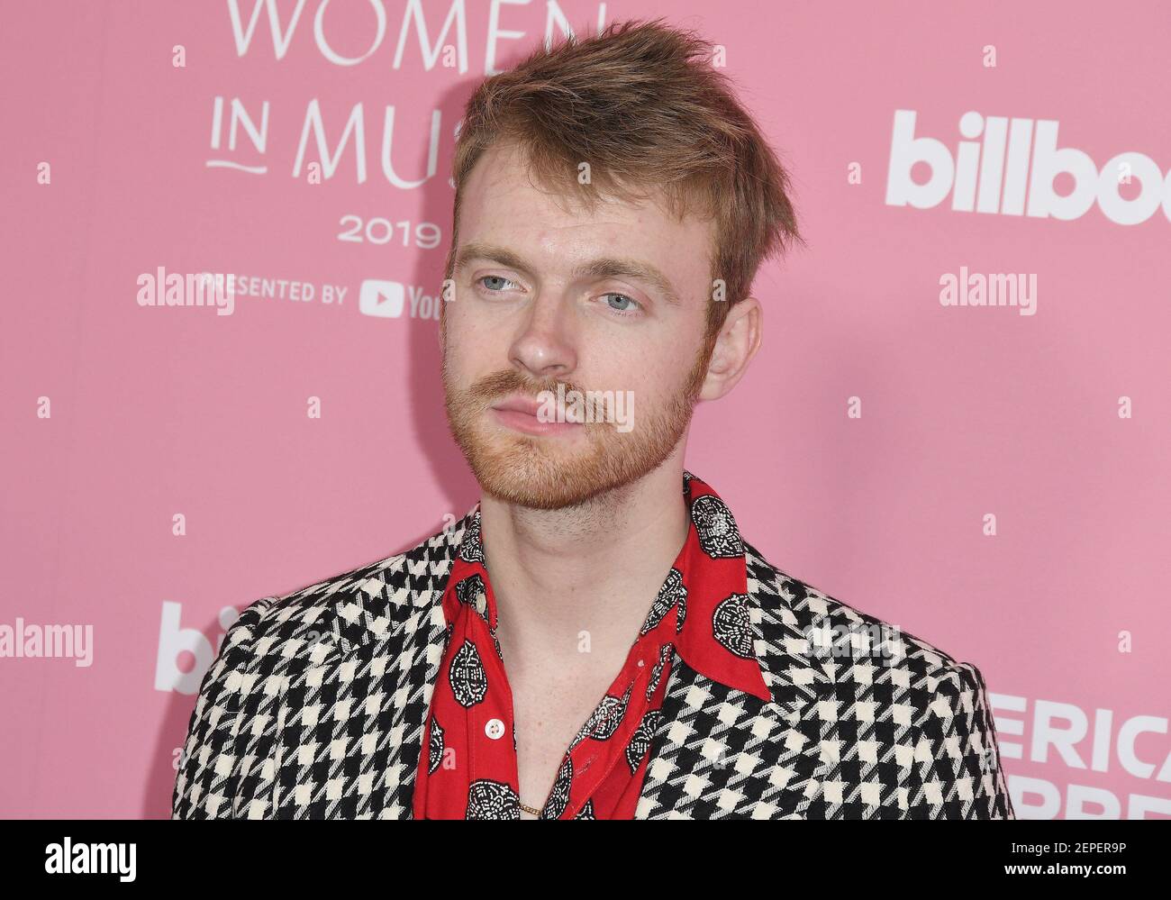 Finneas O'Connell arrives at the 2019 Billboard Women in Music held at the Hollywood Palladium