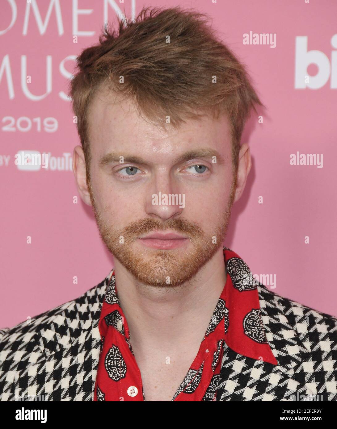 Finneas O'Connell arrives at the 2019 Billboard Women in Music held at the Hollywood Palladium