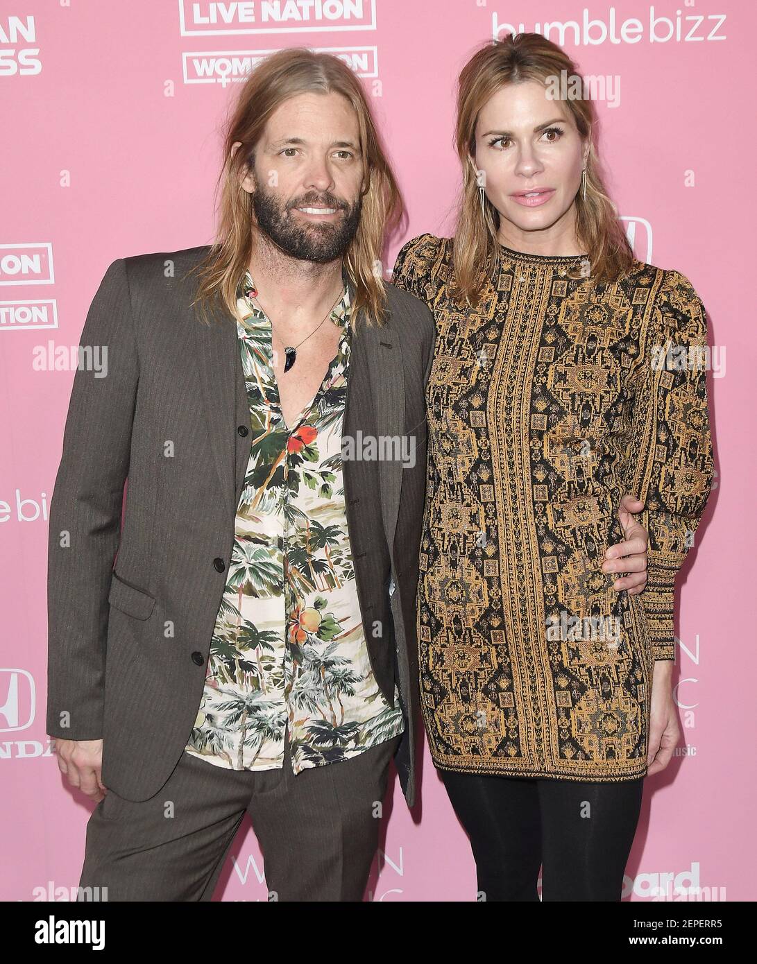 Taylor Hawkins and Alison Hawkins arrives at the 2019 Billboard Women