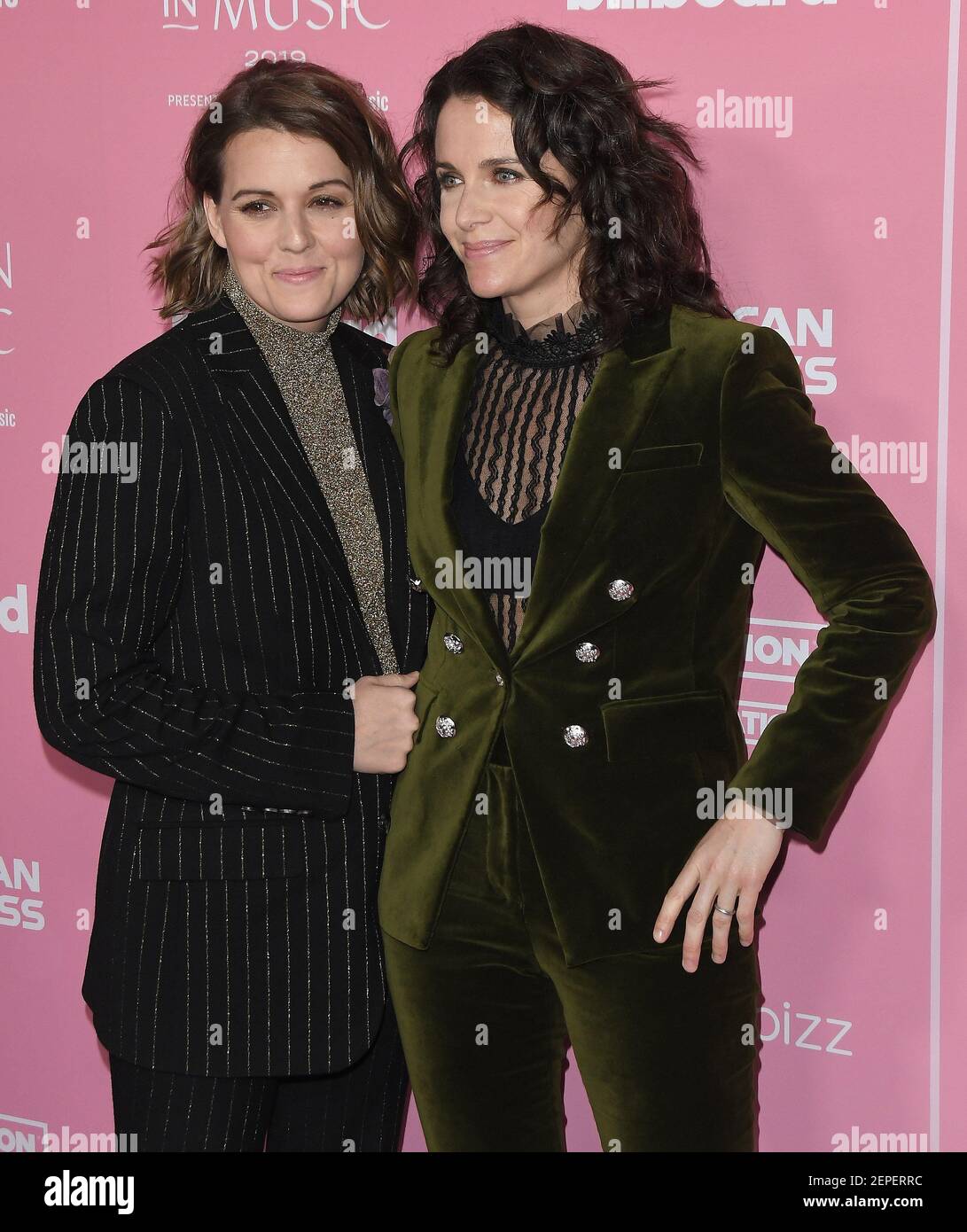 Brandi Carlile and Catherine Shepherd at the 2019 Billboard Women in